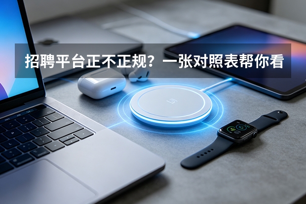 招聘平台正不正规？一张对照表帮你看清