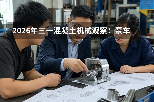 2026年三一混凝土机械观察：泵车搅拌车全球份额提升，电动化产品批量交付
