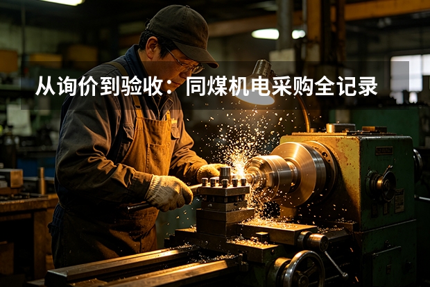 从询价到验收：同煤机电采购全记录