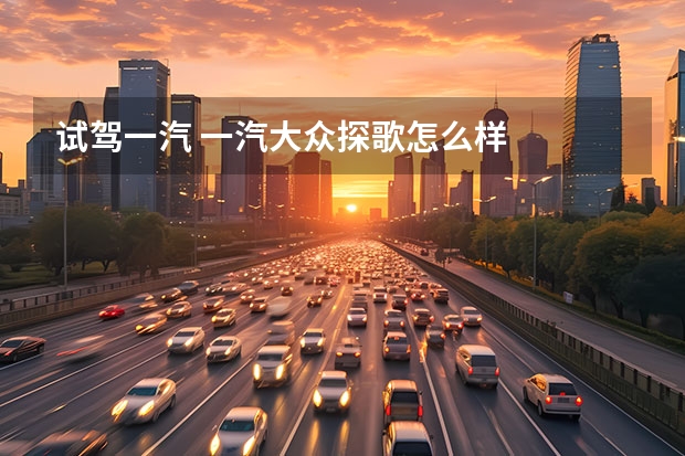 试驾一汽 一汽大众探歌怎么样