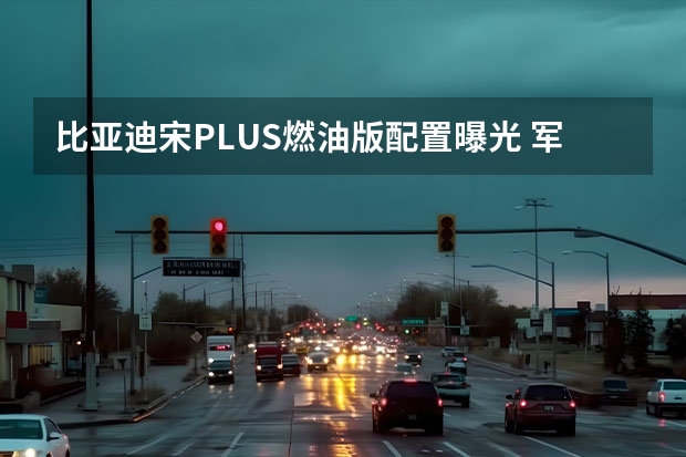 比亚迪宋PLUS燃油版配置曝光 军舰系列中型SUV