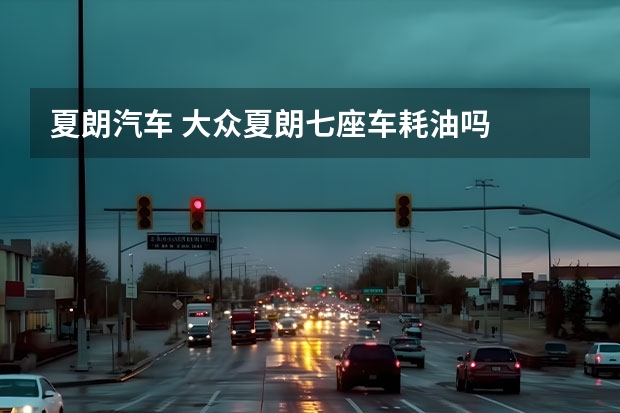 夏朗汽车 大众夏朗七座车耗油吗