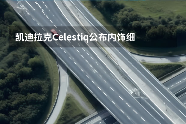 凯迪拉克Celestiq公布内饰细节 Blackwing即将亮相
