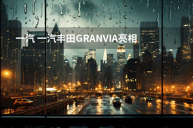 一汽 一汽丰田GRANVIA亮相