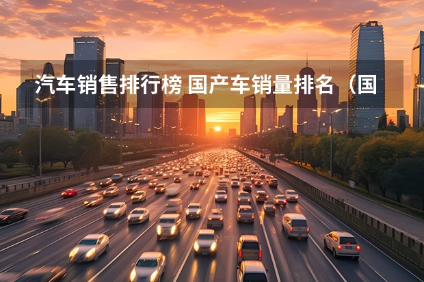 汽车销售排行榜 国产车销量排名(国产车销量排名)