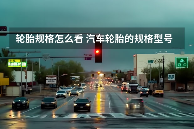 轮胎规格怎么看 汽车轮胎的规格型号怎么看