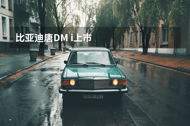 比亚迪唐DM i上市