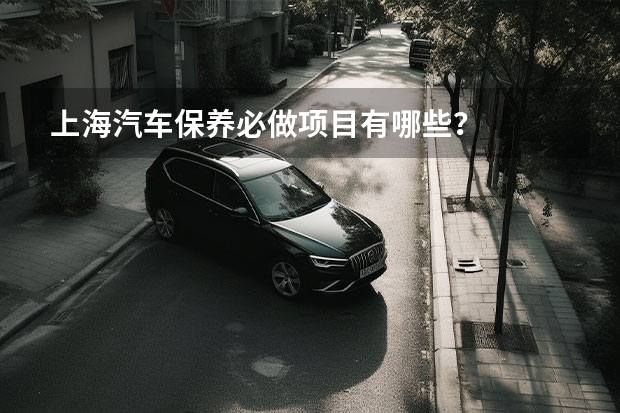 上海汽车保养必做项目有哪些？