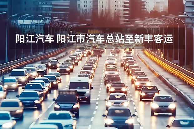 阳江汽车 阳江市汽车总站至新丰客运站有多少公里?