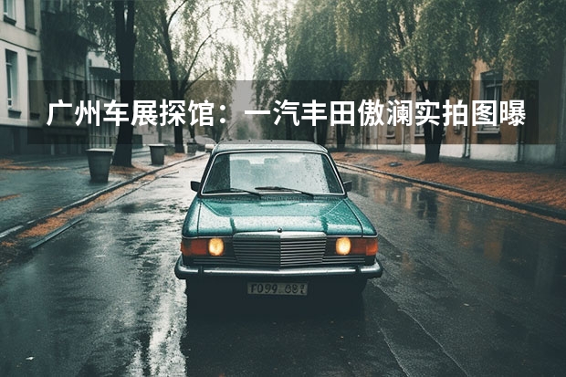 广州车展探馆：一汽丰田傲澜实拍图曝光 大众B