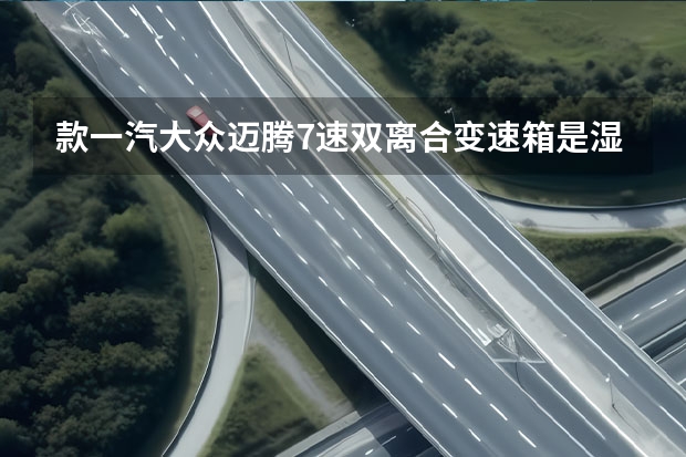 款一汽大众迈腾7速双离合变速箱是湿式的吗
