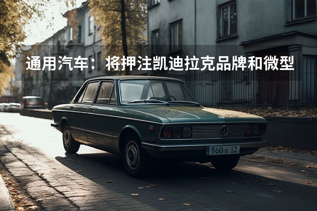 通用汽车：将押注凯迪拉克品牌和微型电动车 凯迪拉克Celestiq/特斯拉新车领衔