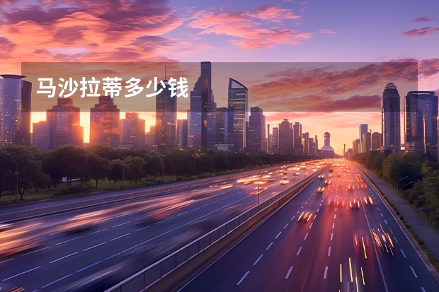 马沙拉蒂多少钱