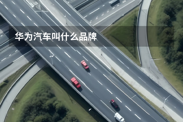 华为汽车叫什么品牌