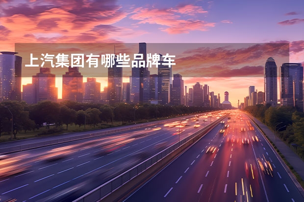上汽集团有哪些品牌车