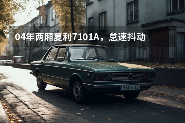 04年两厢夏利7101A，怠速抖动怎么办？