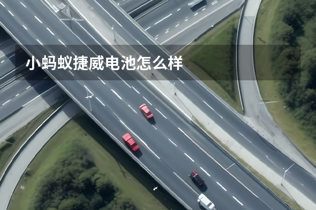 小蚂蚁捷威电池怎么样