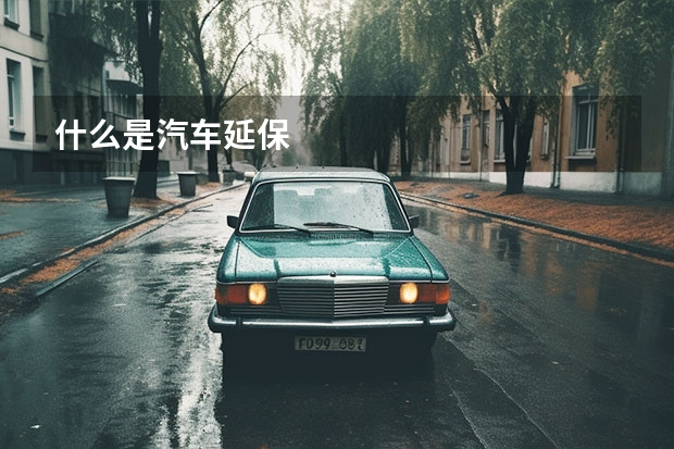 什么是汽车延保