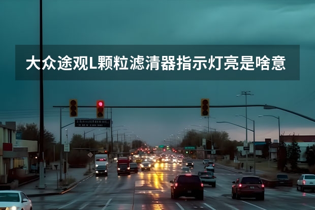 大众途观L颗粒滤清器指示灯亮是啥意思啊？ 2022款途观l优缺点 途观L颗粒捕捉器再生一般多长时间