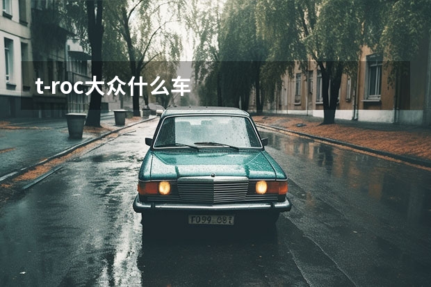 t-roc大众什么车