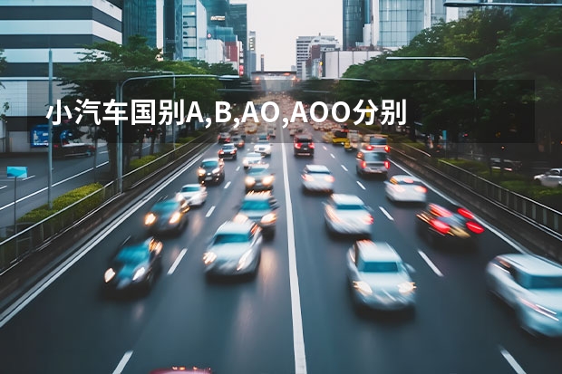 小汽车国别A,B,AO,AOO分别代表什么意思