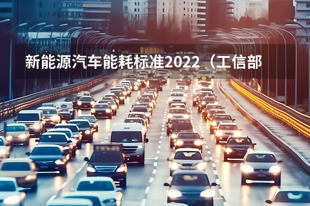 新能源汽车能耗标准2022（工信部机动车申报信息的查询方法）