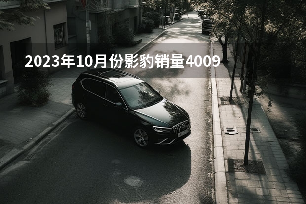 2023年10月份影豹销量4009台, 同比增长16.24%
