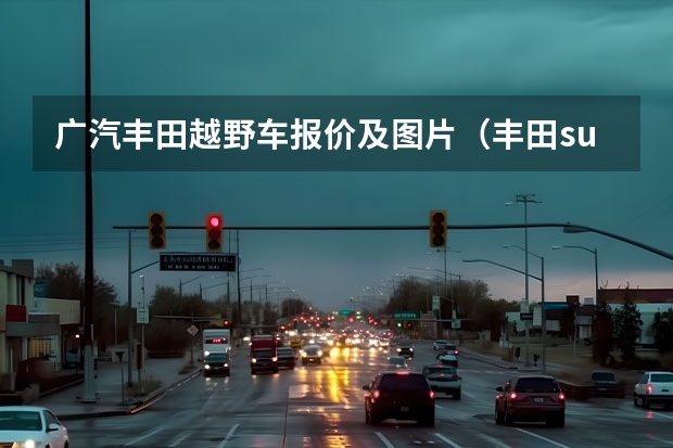 广汽丰田越野车报价及图片(丰田suv最贵的是哪款)