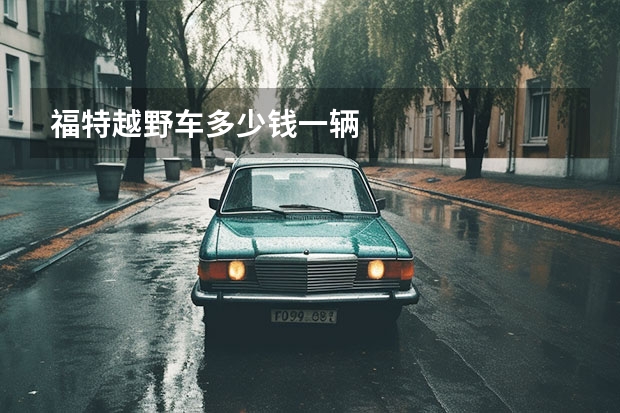 福特越野车多少钱一辆