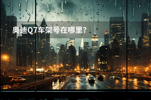 奥迪Q7车架号在哪里？