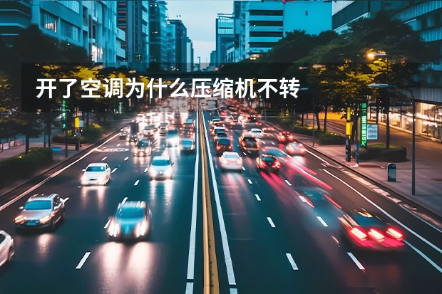 开了空调为什么压缩机不转