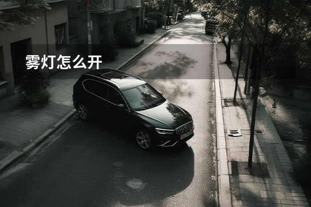 雾灯怎么开