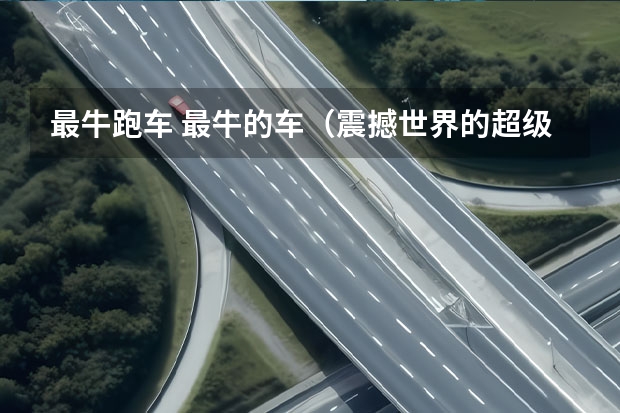 最牛跑车 最牛的车(震撼世界的超级跑车)