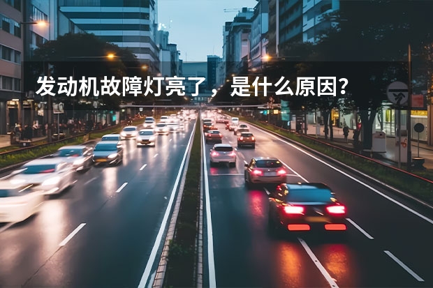 发动机故障灯亮了，是什么原因？