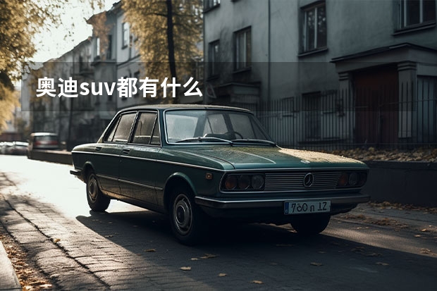 奥迪suv都有什么