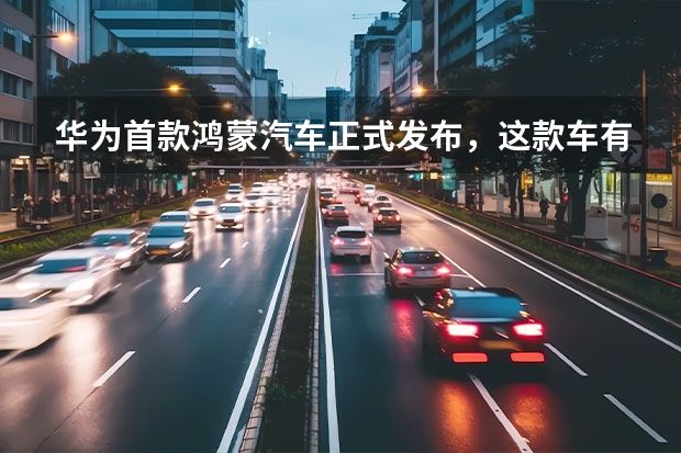 华为首款鸿蒙汽车正式发布，这款车有什么配置？