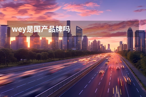 wey是国产品牌吗