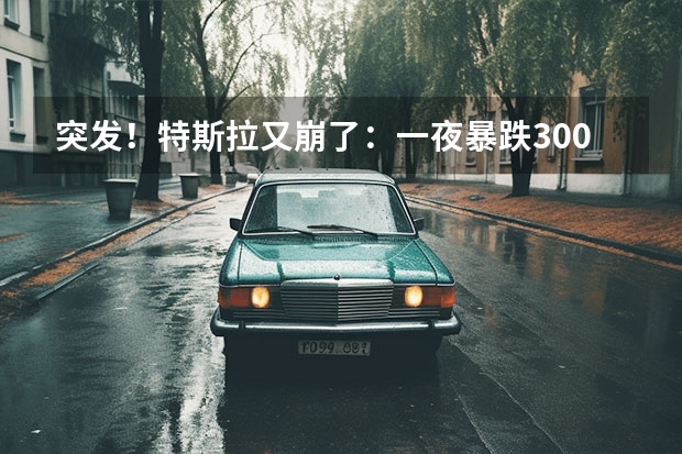 突发！特斯拉又崩了：一夜暴跌3000亿！黄金瞬间飙升什么信号？