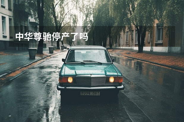 中华尊驰停产了吗