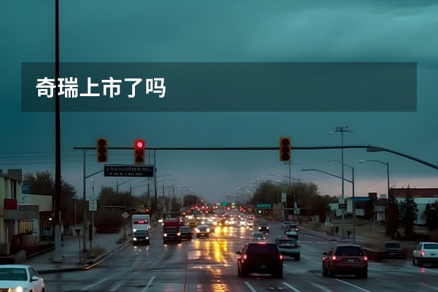 奇瑞上市了吗