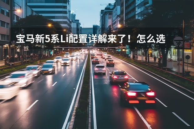 宝马新5系Li配置详解来了！怎么选最划算？看这一篇就足够！
