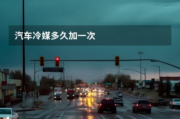 汽车冷媒多久加一次