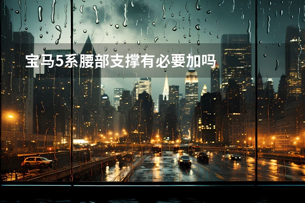 宝马5系腰部支撑有必要加吗