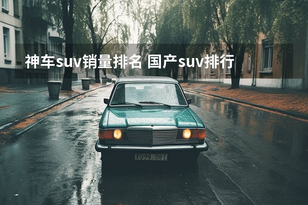 神车suv销量排名 国产suv排行榜前十名（看车网）