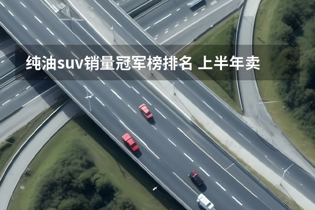 纯油suv销量冠军榜排名 上半年卖得最好的十款SUV，比亚迪占4席，燃油车压力大