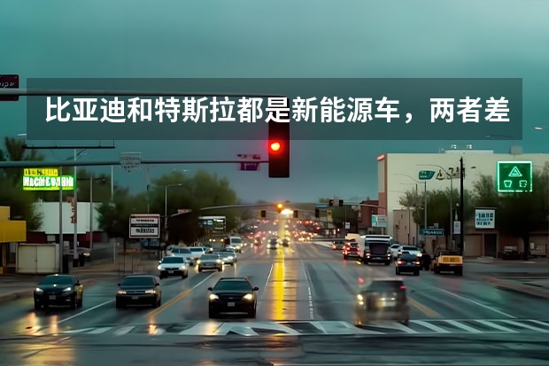 比亚迪和特斯拉都是新能源车，两者差距在哪里？