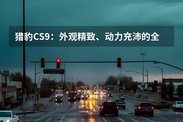 猎豹CS9：外观精致、动力充沛的全新SUV 猎豹CS9：轿车中的肌肉男