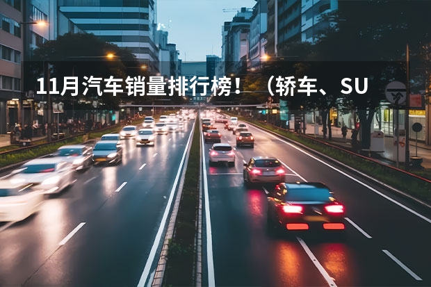 11月汽车销量排行榜！（轿车、SUV、MPV）（11月豪华紧凑SUV销量：宝马X1领跑 奥迪Q3跌出前三）