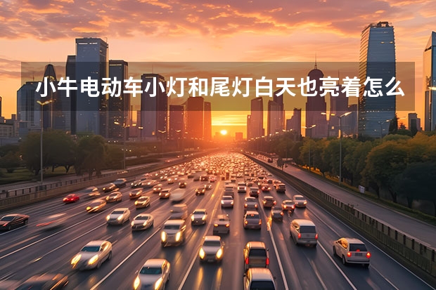 小牛电动车小灯和尾灯白天也亮着怎么关闭？