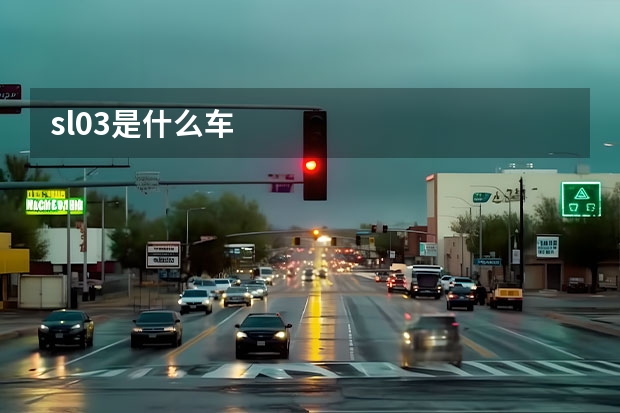 sl03是什么车
